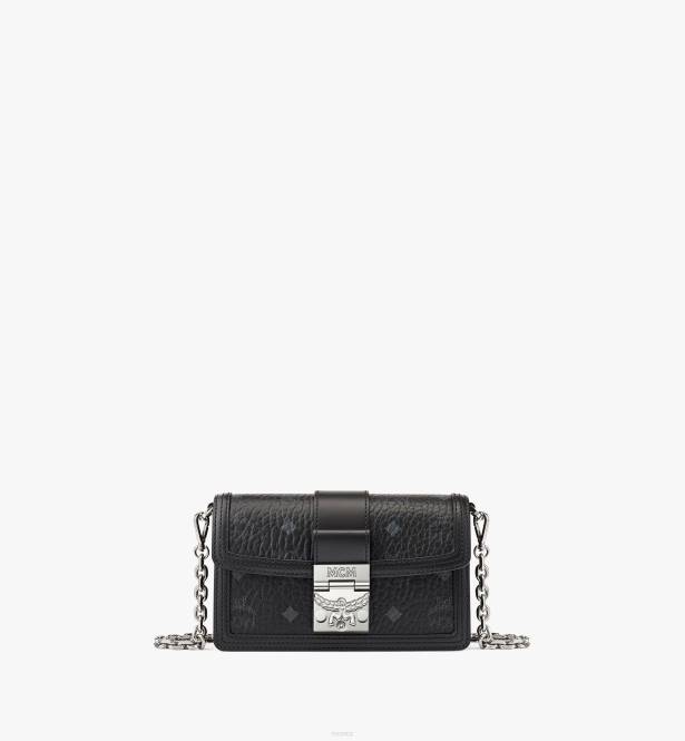 MCM ženy Černá tracy crossbody ve visetos tašky 06L845